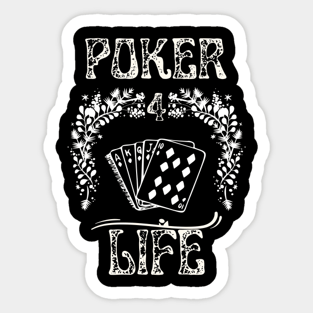 Poker 4 Life Sticker by NICHE&NICHE